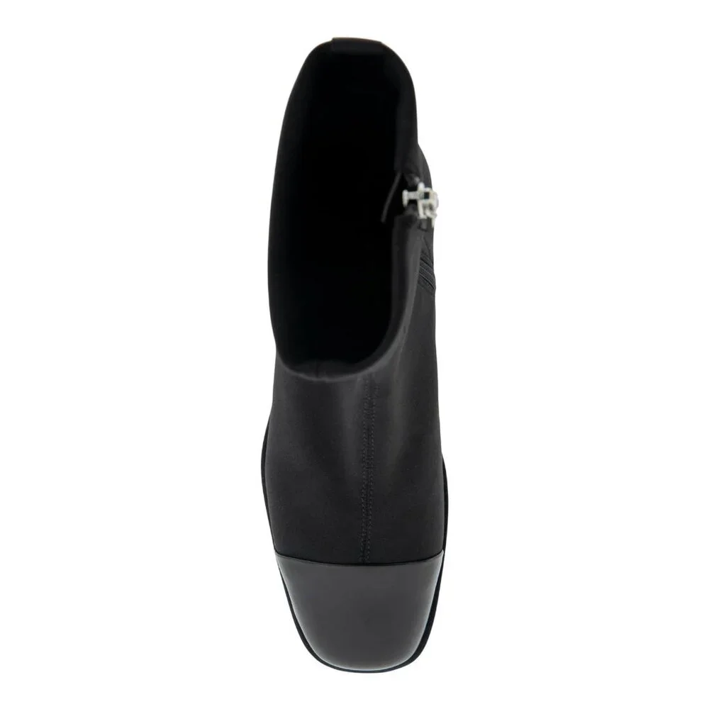 NWT Aerosoles Womens DIMMI Ankle Bootie DIMMI Black Stretch Fabric 6M - Picture 5 of 14